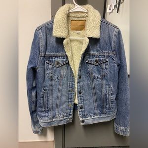 Lucky Brand fleece and denim jacket